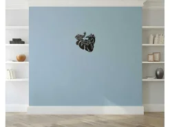 Metalen Decoratie Paard 2, Zwart, 50X1,5X50 Cm,-EPIKASA Clearance