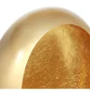 Metalen Kandelaar - B. 31,5 X H. 43 Cm - Messing En Bladgoud Afwerking - Goud - Belinni-OZAIA New