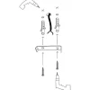 Metalen Plafondlamp Met 6 Bollen Damar - L. 100 X H. 52 Cm - Wit En Goudkleurig-OZAIA Hot