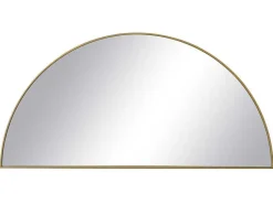 Metalen Spiegel Met Halve Cirkel Design - B.50 X H.100 Cm - Goudkleurig - Gavra-OZAIA Sale
