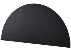 Metalen Spiegel Met Halve Cirkel Design - B.50 X H.100 Cm - Zwart - Gavra-OZAIA Best