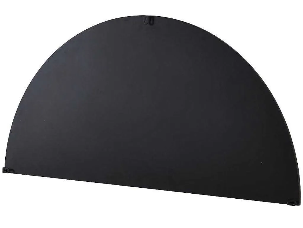 Metalen Spiegel Met Halve Cirkel Design - B.50 X H.100 Cm - Zwart - Gavra-OZAIA Best