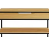 Meubel Onder Wastafel Van Licht Teakhout En Metaal - 120 Cm - Tukad-Vente-unique