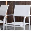Mexico Tuinmeubelset Tafel O140Cm En 6 Stoel Santorini Wit, Naturel.-Vente-unique Online