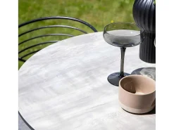 Milano Tuin Bartafel O70Cm Grijs.-Vente-unique