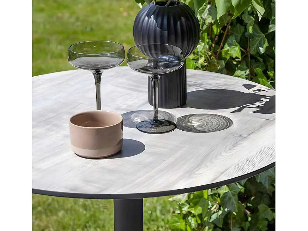 Milano Tuin Bartafel O70Cm Grijs.-Vente-unique