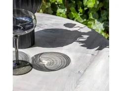 Milano Tuin Bartafel O70Cm Grijs.-Vente-unique