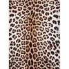 Miro 51568.804 Tapijt Wasbaar Luipaardpatroon Antislip - Creme / Bruin 120X170 Cm-RugsX Outlet