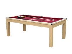 Modulaire Tafel - Biljart En Pingpong Balthazar - 213 X 112 X 81,5 Cm - Rood-Vente-unique Outlet