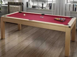 Modulaire Tafel - Biljart En Pingpong Balthazar - 213 X 112 X 81,5 Cm - Rood-Vente-unique Outlet