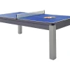 Modulaire Tafel - Biljart En Pingpong Balthazar - 213 X 112 X 81,5 Cm - Grijs-Vente-unique Hot