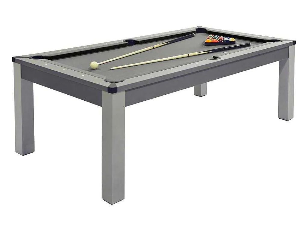 Modulaire Tafel - Biljart En Pingpong Balthazar - 213 X 112 X 81,5 Cm - Grijs-Vente-unique Hot