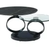 Moduleerbare Design-Salontafel Van Gehard Glas En Keramiek Joline-Maison Céphy Discount