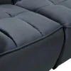 Moduleerbare Relaxhoekbank Van Fluweel - Antraciet - Alford-Vente-unique