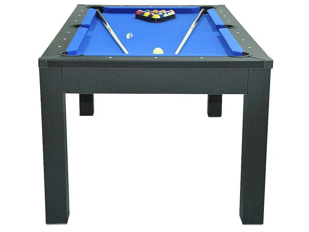 Moduleerbare Tafel - Biljart En Tafeltennis - L182 X B102 X H80 Cm - Zwart - Sousa-Vente-unique Clearance