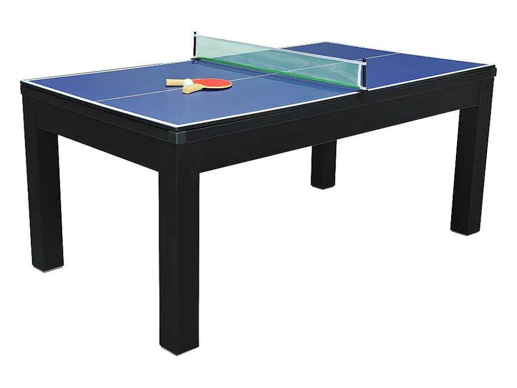 Moduleerbare Tafel - Biljart En Tafeltennis - L182 X B102 X H80 Cm - Zwart - Sousa-Vente-unique Clearance