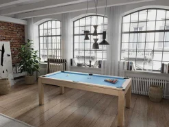 Moduleerbare Tafel - Biljart En Tafeltennis Balthazar - 213 X 112 X 81.5 Cm - Blauw-Vente-unique Hot