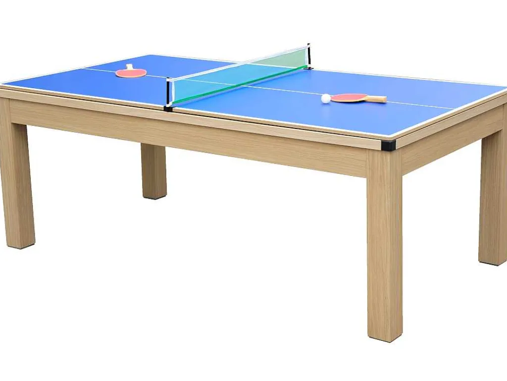 Moduleerbare Tafel - Biljart En Tafeltennis Balthazar - 213 X 112 X 81.5 Cm - Blauw-Vente-unique Hot