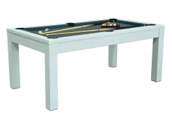 Moduleerbare Tafel - Wit - Biljart En Tafeltennis - L182 X B102 X H80 Cm - Henk-Vente-unique Outlet