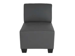 Moncalieri Bankstel (2-Delig), Donkergrijs-Vente-unique Outlet