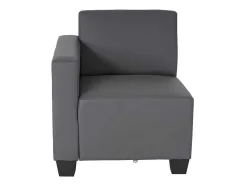 Moncalieri Bankstel (2-Delig), Donkergrijs-Vente-unique Outlet