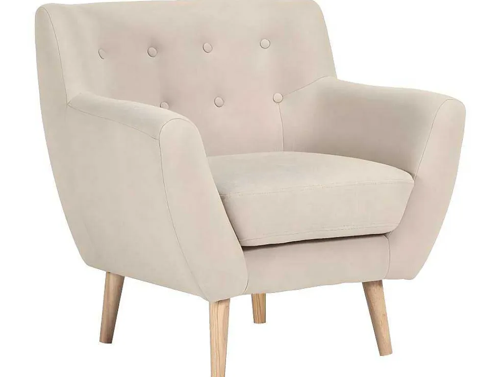 Monte Fauteuil Zandkleurig.-Vente-unique Online