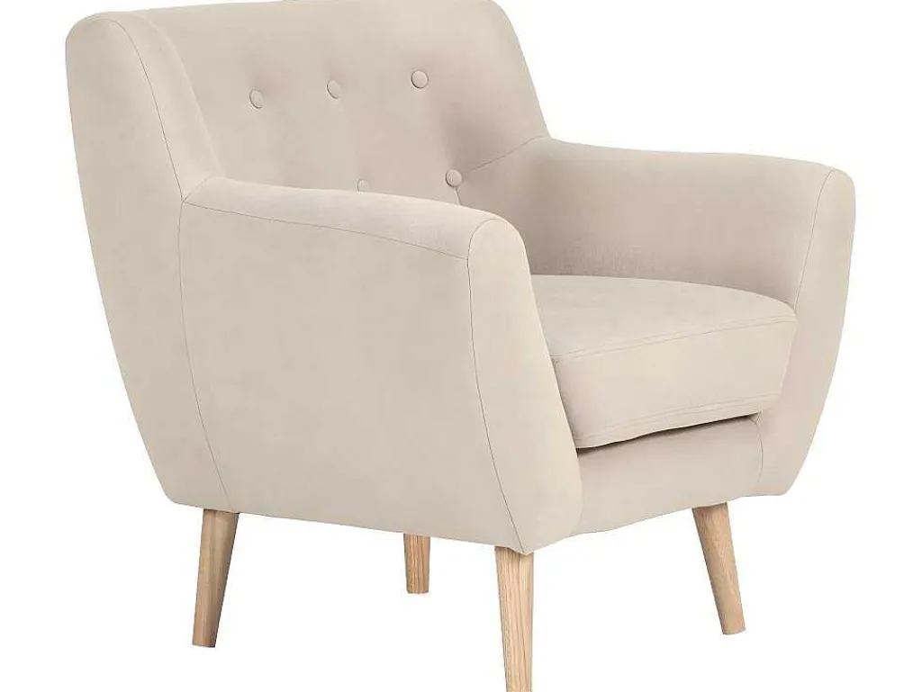 Monte Fauteuil Zandkleurig.-Vente-unique Online
