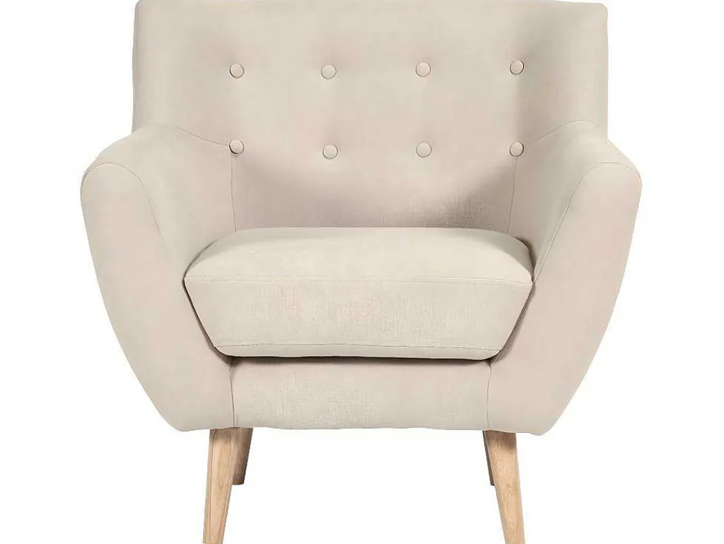 Monte Fauteuil Zandkleurig.-Vente-unique Online