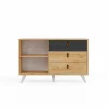 Multifunctionele Kast Pera - Eik - 120X36,5X77 Cm --EPIKASA