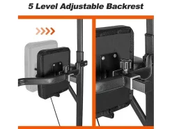 Multifunctionele Power Tower Dip Station Optrekstang Met Verstelbare Hoogte-Vente-unique Hot