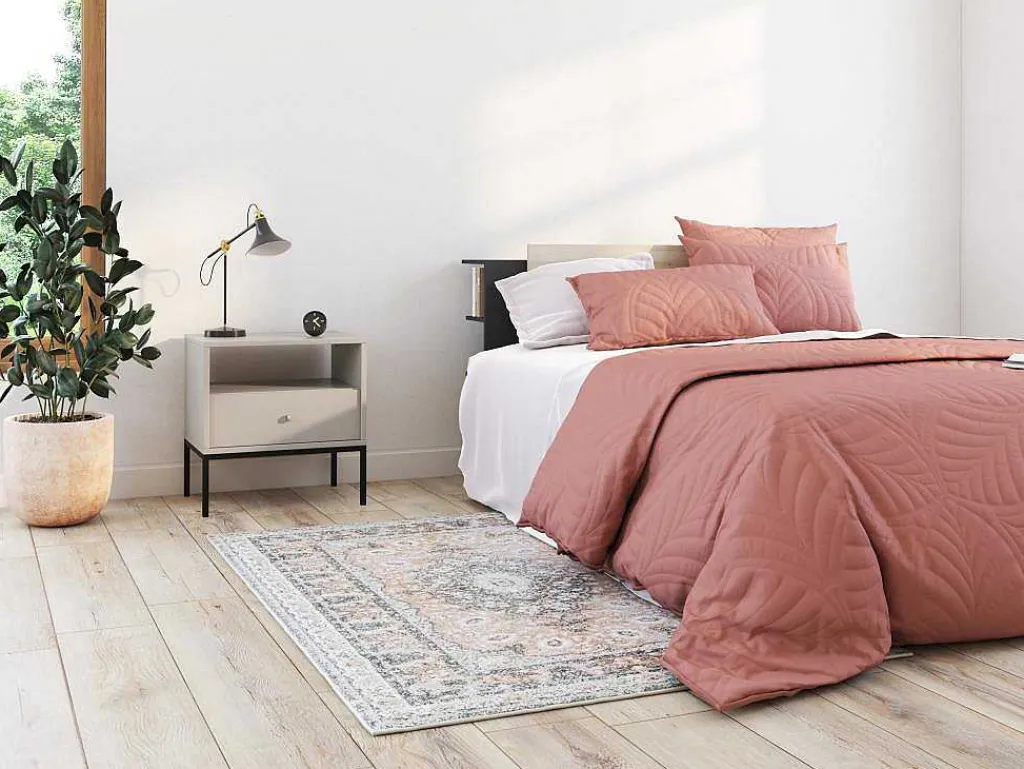 Nachtkastje - 1 Lade En 1 Nis - Beige - Bogdan-Vente-unique Sale