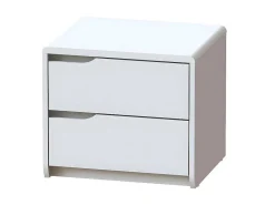 Nachtkastje Lucille Ii - 2 Lades - Mdf - Wit-Vente-unique Best