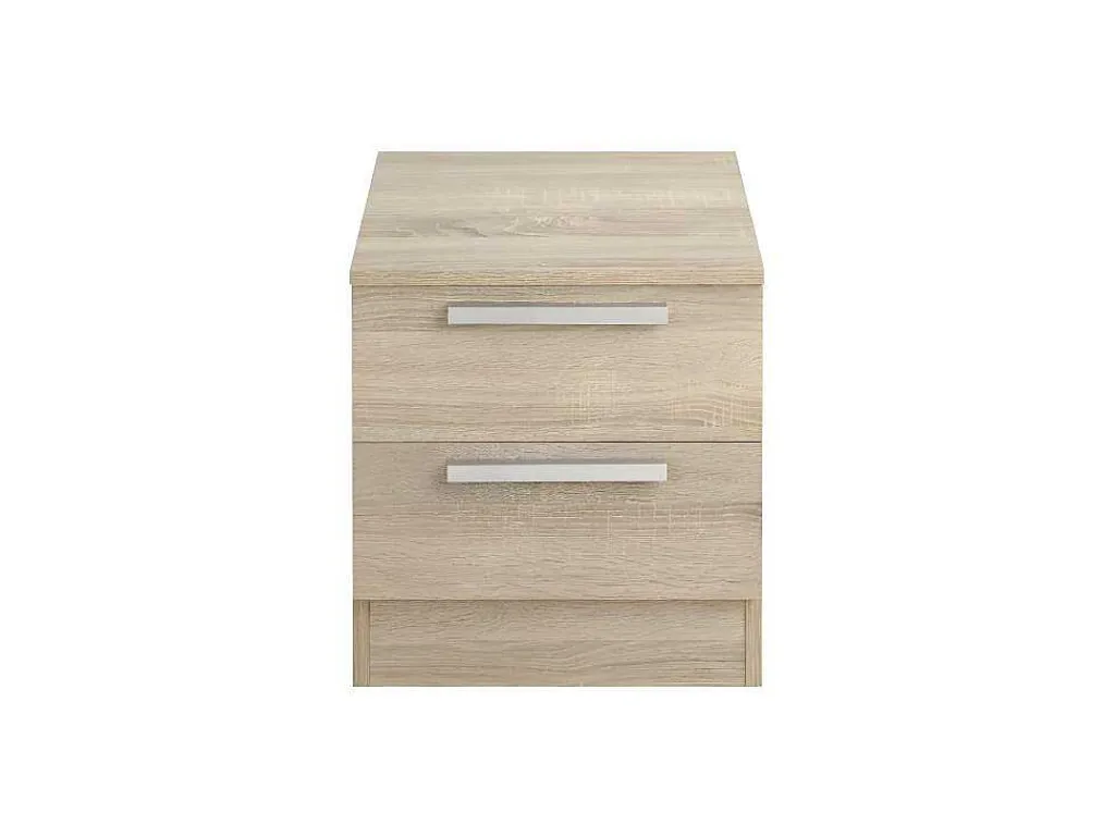 Nachtkastje Mathias - 2 Laden - Naturel-Vente-unique Clearance