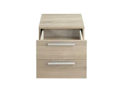 Nachtkastje Mathias - 2 Laden - Naturel-Vente-unique Clearance