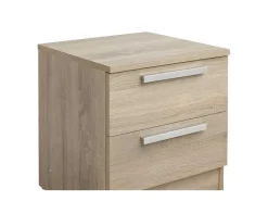 Nachtkastje Mathias - 2 Laden - Naturel-Vente-unique Clearance