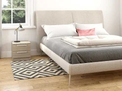 Nachtkastje Mathias - 2 Laden - Naturel-Vente-unique Clearance