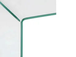 Nachtkastje Suzana - Gebogen Gehard Glas-Vente-unique Clearance