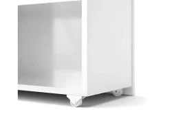 Nada Hoofdeinde 140 Cm Met 4 Planken Wit Hoogglans.-Vente-unique Discount