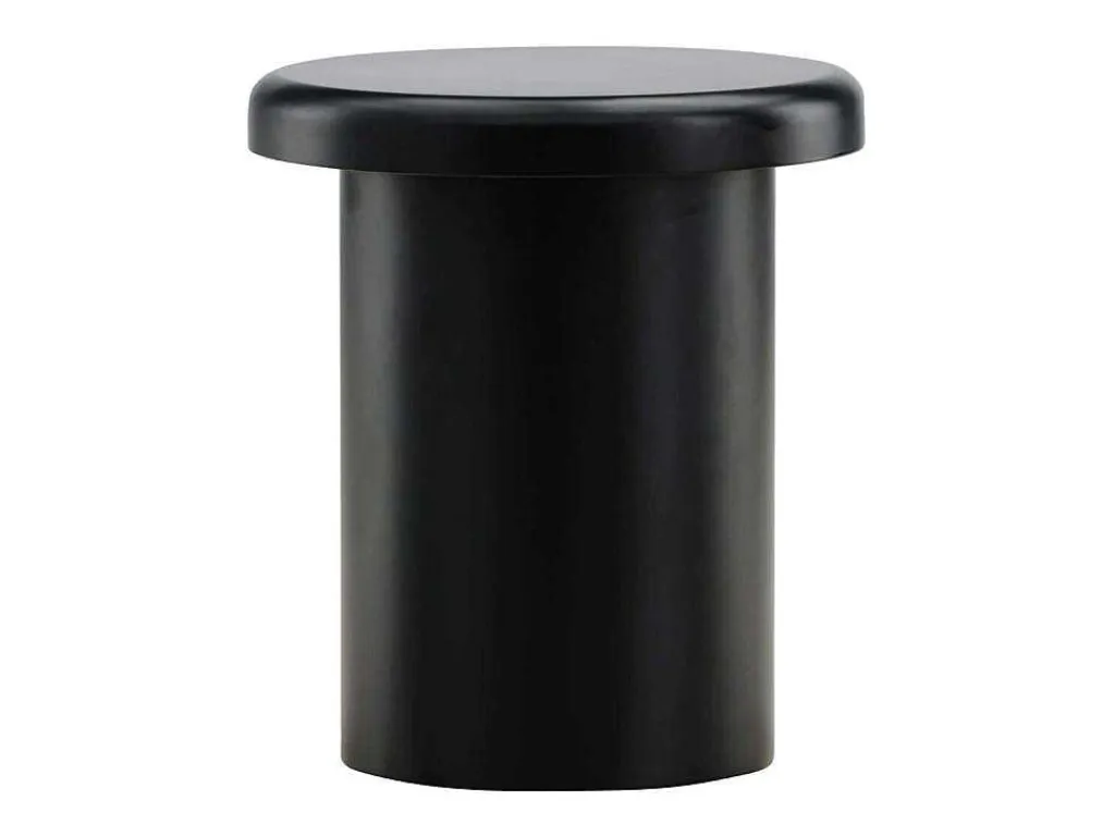 Namsos Salontafel , Bijzettafel O40Cm Zwart.-Venture Home Outlet