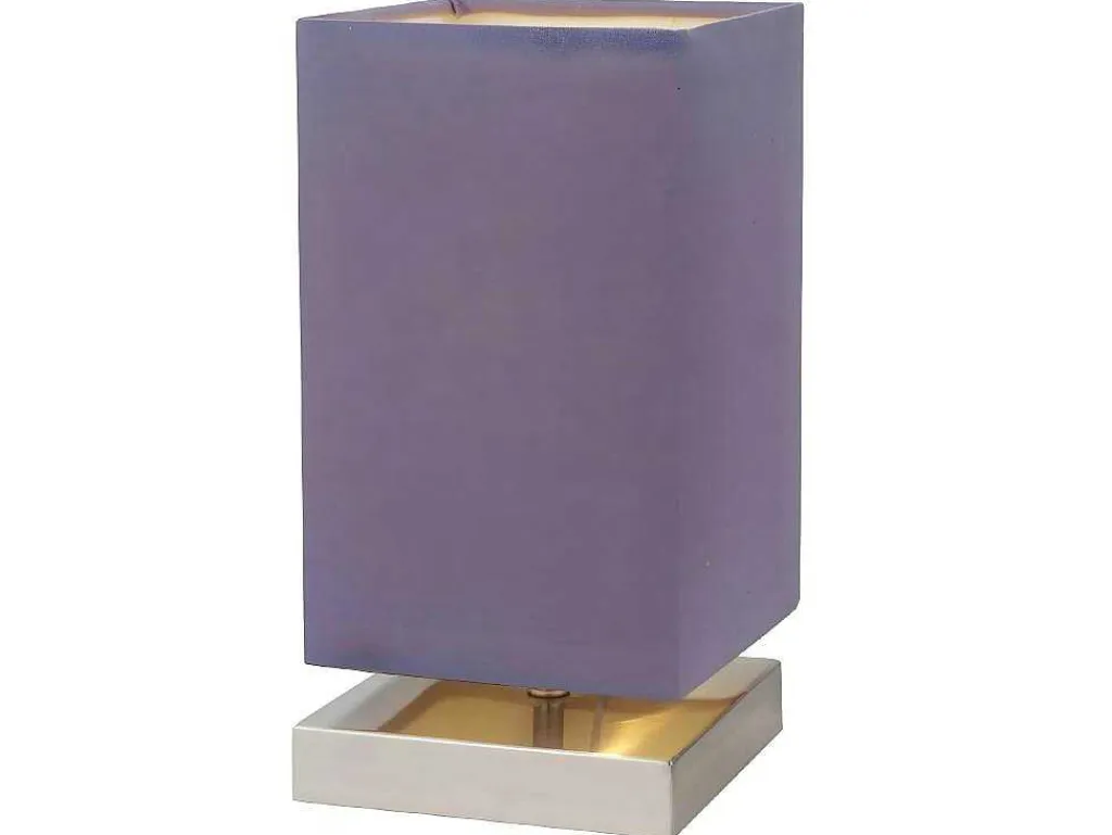 Nanga Tafellamp, Violet, Satijn, 12X12X25 Cm,-EPIKASA Discount
