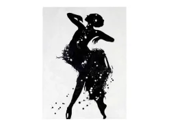 Olieverfschilderij Danser Handgeschilderd-Vente-unique Clearance