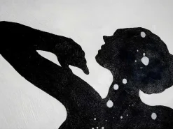 Olieverfschilderij Danser Handgeschilderd-Vente-unique Clearance
