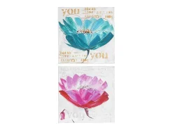 Olieverfschilderij Orchidee Handgeschilderd-Vente-unique Clearance