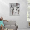 Olieverfschilderij Stier Handgeschilderd-Vente-unique Online