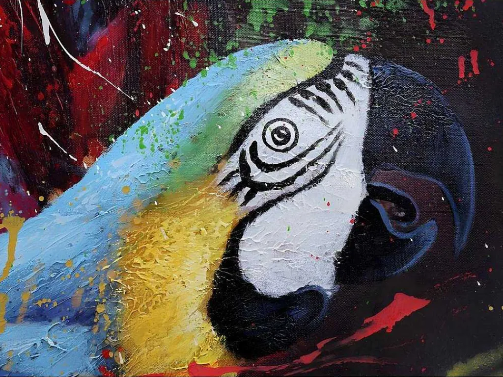 Olieverfschilderij Vrouw Mcw-H25 Handgeschilderd, 100X150Cm-Vente-unique