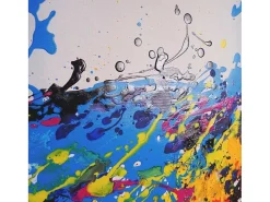 Olieverfschilderij Wave Handgeschilderd-Vente-unique Discount