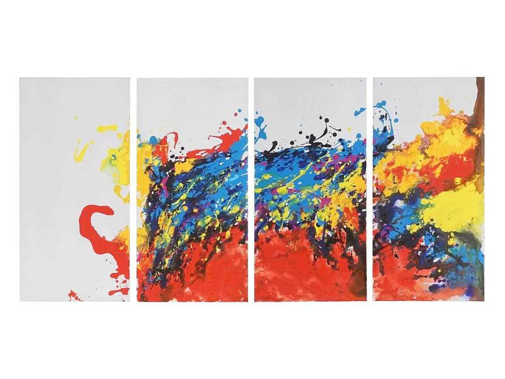 Olieverfschilderij Wave Handgeschilderd-Vente-unique Discount