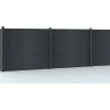 Omheining H156 Cm - Set Van 6 Latten In Composiet + 1 Antraciet Paal - Enola-EXPERTLAND Discount