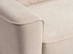 Omkeerbare Hoekslaapbank Van Beige Stof Met Textuur Asturio-Vente-unique New