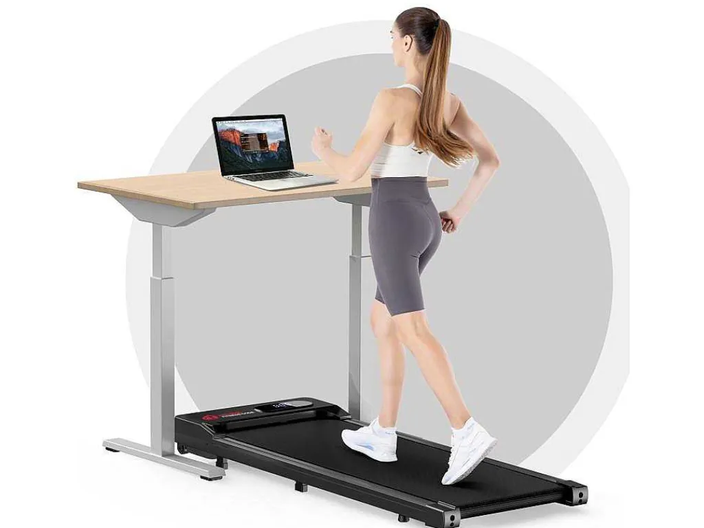 Onder Bureau Loopband 1-6Km/H Wandelen Jogging Machine Voor Thuiskantoor Met Opvouwmogelijkheid-Vente-unique Discount
